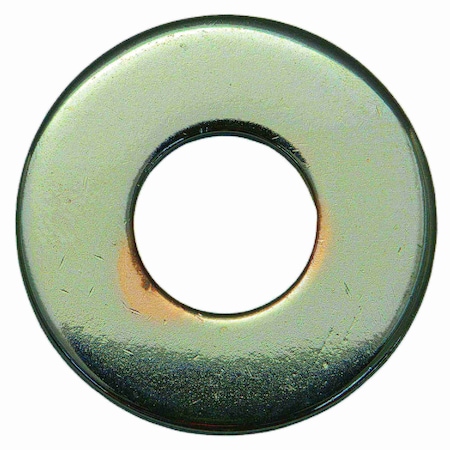 Midwest Fastener Flat Washer, For Screw Size 5/16" , Steel Chrome Plated Finish, 10 PK 74343